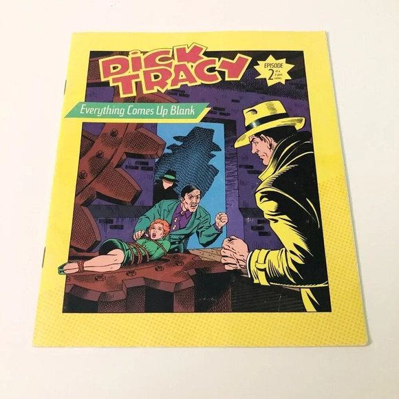 Vtg 1990 Dick Tracy  Episode 2 Everything Comes Up Blank Cassette Tape and Book - Picture 3 of 12